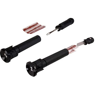 ZEFAL Zéfal Z Bar Plugs Repair Geïntegreerd in de mountainbike-kleerhangerset, boren en gereedschappen, 75 g, geanodiseerd aluminium, universeel en innovatief, tubeless reparatieset voor fiets, uniseks, volwassenen, zwart, 2 x 50 mm ZEFAL Zéfal Z Bar Plugs Repair Geïntegreerd in de mountainbike-kleerhangerset, boren en gereedschappen, 75 g, geanodiseerd aluminium, universeel en innovatief, tubeless reparatieset voor fiets, uniseks, volwassenen, zwart, 2 x 50 mm
