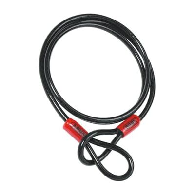 ABUS Luskabel Cobra, 10 mm, zwart, 220 cm ABUS Luskabel Cobra, 10 mm, zwart, 220 cm