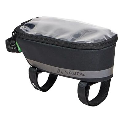 VAUDE Top Tube Telefoontas, zwart, één maat VAUDE Top Tube Telefoontas, zwart, één maat