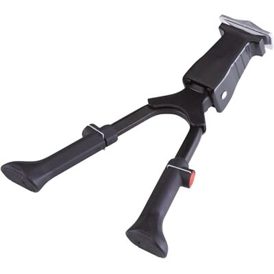Prophete 6604 dubbele pootstandaard, 26-28 inch, aluminium, in hoogte verstelbaar, zwart Prophete 6604 dubbele pootstandaard, 26-28 inch, aluminium, in hoogte verstelbaar, zwart