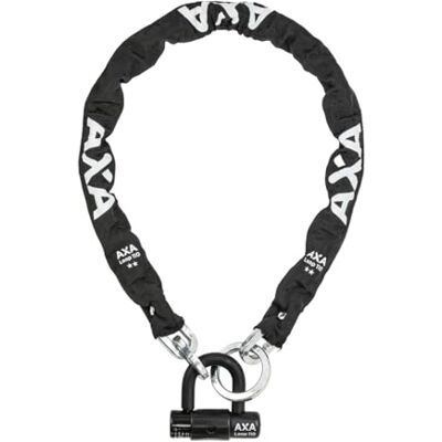 AXA Loop 110 kettingslot, lengte 110 cm, veiligheidsniveau 15, hoge veiligheid voor e-bikes en transportfietsen AXA Loop 110 kettingslot, lengte 110 cm, veiligheidsniveau 15, hoge veiligheid voor e-bikes en transportfietsen