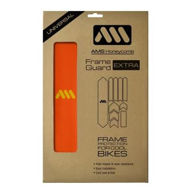 All Mountain Style Uniseks framebescherming met hoge impact XL, oranje/geel, XL All Mountain Style Uniseks framebescherming met hoge impact XL, oranje/geel, XL