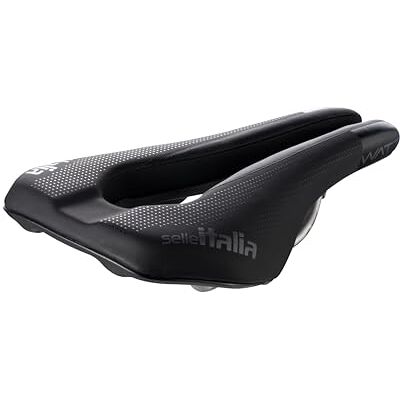 Selle Italia WATT TI 316 Gel Superflow Triathlon en Chrono fietszadel, anatomisch gat, antislip inzetstuk, eenheidsmaat, zwart Selle Italia WATT TI 316 Gel Superflow Triathlon en Chrono fietszadel, anatomisch gat, antislip inzetstuk, eenheidsmaat, zwart