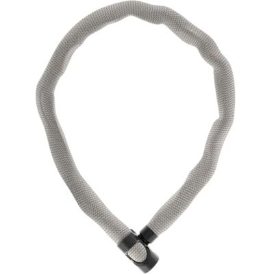 ABUS IVERA Chain 7210 Fietsslot met ketting, met IvyTex flexibele kunstvezelommanteling, veiligheidsniveau 8, 85 cm, kleur: grijs ABUS IVERA Chain 7210 Fietsslot met ketting, met IvyTex flexibele kunstvezelommanteling, veiligheidsniveau 8, 85 cm, kleur: grijs