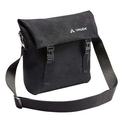 VAUDE 2-in-1 fietsstuurtas en handtas Augsburg IV S, 6 liter, met schouderriem, waterdicht, gelast, Made in Germany, zwart, eenheidsmaat VAUDE 2-in-1 fietsstuurtas en handtas Augsburg IV S, 6 liter, met schouderriem, waterdicht, gelast, Made in Germany, zwart, eenheidsmaat