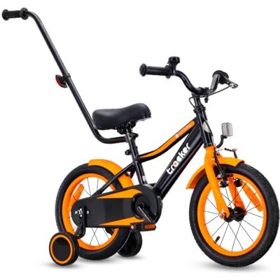 Sun TIGER BIKE Kinderfiets voor jongens, 12, 14 of 16 inch Duwstang, bel, zadel en stuur verstelbaar Sun TIGER BIKE Kinderfiets voor jongens, 12, 14 of 16 inch Duwstang, bel, zadel en stuur verstelbaar