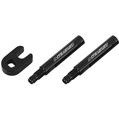 Massi CNC ventielverlenging 60 mm unisex zwart 30 mm Massi CNC ventielverlenging 60 mm unisex zwart 30 mm