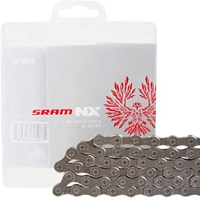 Sram Uniseks Volwassen PC NX Eagle Solid P schakelketting, zwart, één maat Sram Uniseks Volwassen PC NX Eagle Solid P schakelketting, zwart, één maat