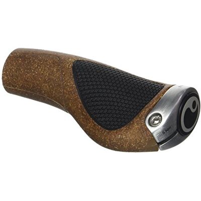 Ergon GP1-L BioKork Fietshandvat Bruin/zwart L Ergon GP1-L BioKork Fietshandvat Bruin/zwart L