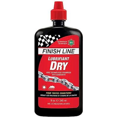 Finish Line Droge smeermiddel kettingolie fietsketting accessoires 240 ml kettingvet alle seizoenen racefiets mountainbike gravel ebike fiets olie Finish Line Droge smeermiddel kettingolie fietsketting accessoires 240 ml kettingvet alle seizoenen racefiets mountainbike gravel ebike fiets olie