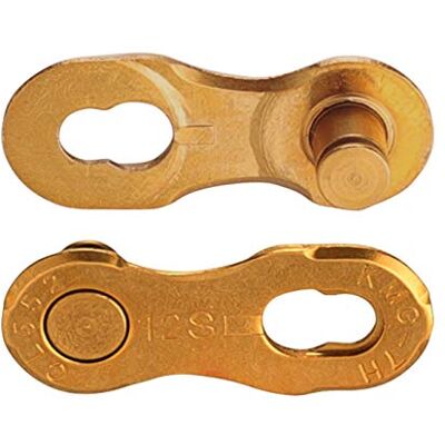 KMC MissingLink-12 Ti Gold, 2 paar/kaart, Eén maat KMC MissingLink-12 Ti Gold, 2 paar/kaart, Eén maat