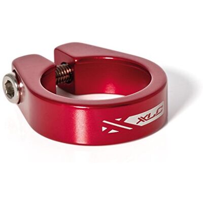XLC 1242550 zadelpenklem 34,9 mm rood XLC 1242550 zadelpenklem 34,9 mm rood