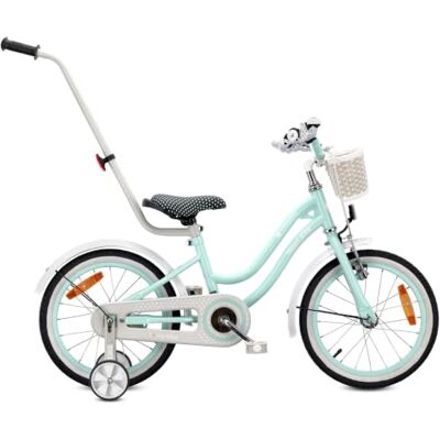Sun Hart Bike Fiets voor een meisje 12 14 16 Inches, Kinderfiets 2-6 jaar, met duwstang, mand, bel barre de poussée, panier, sonnette, vélo enfant, aide à l'apprentissage, développe équilibre et coordination Sun Hart Bike Fiets voor een meisje 12 14 16 Inches, Kinderfiets 2-6 jaar, met duwstang, mand, bel barre de poussée, panier, sonnette, vélo enfant, aide à l'apprentissage, développe équilibre et coordination