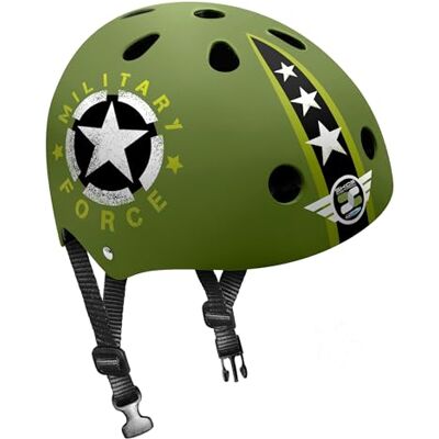 Stamp SKIDS Control unisex jeugdskate-helm, kaki, 53/57 cm Stamp SKIDS Control unisex jeugdskate-helm, kaki, 53/57 cm