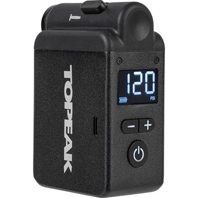 Topeak E-Booster Digitale elektrische pomp met digitale meter voor fietsbanden Topeak E-Booster Digitale elektrische pomp met digitale meter voor fietsbanden