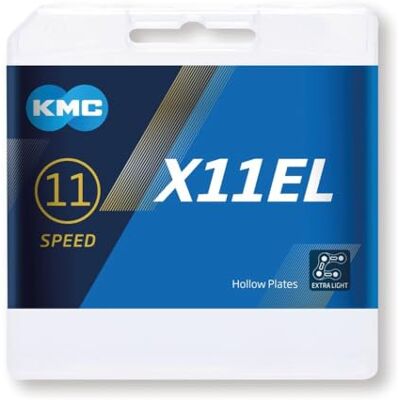 KMC X11el X11 EL Uniseks ketting, zilver, 118 link KMC X11el X11 EL Uniseks ketting, zilver, 118 link