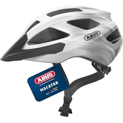 ABUS Macator Racefietshelm, sportieve fietshelm voor beginners, ook geschikt voor vlechtdragers, voor dames en heren ABUS Macator Racefietshelm, sportieve fietshelm voor beginners, ook geschikt voor vlechtdragers, voor dames en heren