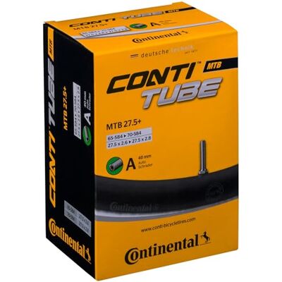 Continental Binnenband 27,5+ (57/70-584) VS 40 mm lucht, uniseks, zwart Continental Binnenband 27,5+ (57/70-584) VS 40 mm lucht, uniseks, zwart