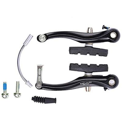 Keenso Remhendel voor fiets, 1 paar remhendel voor fiets, V-bike, mountainbike, van aluminiumlegering, V-remmen voor en achter (1 stuk) Keenso Remhendel voor fiets, 1 paar remhendel voor fiets, V-bike, mountainbike, van aluminiumlegering, V-remmen voor en achter (1 stuk)