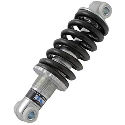 M-Wave Uniseks fiets-schokdemper voor volwassenen, zwart/zilver, 150 mm M-Wave Uniseks fiets-schokdemper voor volwassenen, zwart/zilver, 150 mm