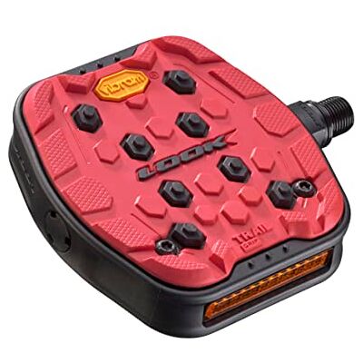 LOOK Cycle Trail Grip fietspedaal – plat pedaal met Activ Grip – maximale grip voor alle terreinen – innovatieve rubberen grip – MTB-pedaal met zeer hoge prestaties LOOK Cycle Trail Grip fietspedaal – plat pedaal met Activ Grip – maximale grip voor alle terreinen – innovatieve rubberen grip – MTB-pedaal met zeer hoge prestaties