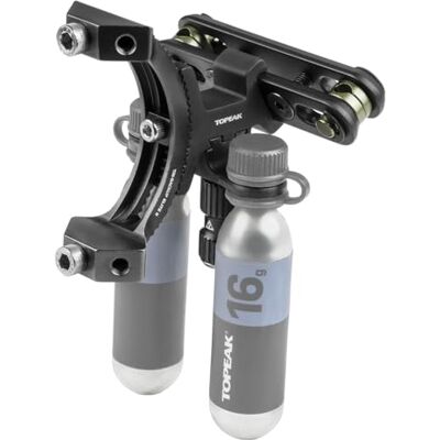 Topeak Tri-Backup Elite 2 zadelhouder voor flessenhouder en accessoires, uniseks, volwassenen, zwart, uniek Topeak Tri-Backup Elite 2 zadelhouder voor flessenhouder en accessoires, uniseks, volwassenen, zwart, uniek