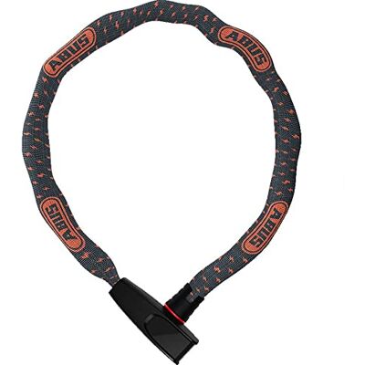 ABUS Catena 6806K Grey Lightning Kettingslot met kunststof ommanteling, vierkante ketting met veiligheidsniveau 6 85 cm, grijs met flitspatroon ABUS Catena 6806K Grey Lightning Kettingslot met kunststof ommanteling, vierkante ketting met veiligheidsniveau 6 85 cm, grijs met flitspatroon