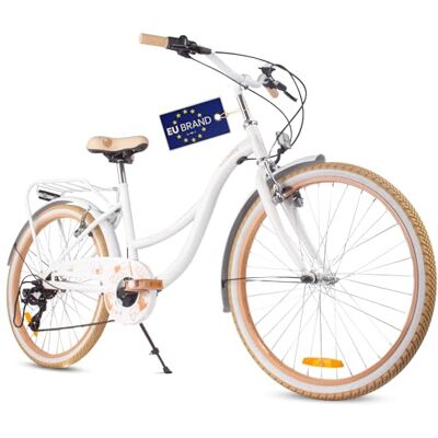 Sun FLOWER Bike Kinderfiets voor meisjes, 20 inch, Shimano 6 Voor kinderen van 6 tot 10 jaar, verstelbaar zadel en stuur Sun FLOWER Bike Kinderfiets voor meisjes, 20 inch, Shimano 6 Voor kinderen van 6 tot 10 jaar, verstelbaar zadel en stuur