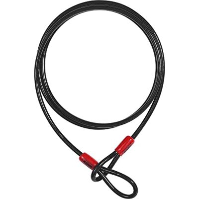 ABUS 27390 luskabel Cobra 8/250 staalkabel met kunststof ommanteld 2,5 m lang, 8 mm dik zekering voor fiets- en motoraccessoires zwart ABUS 27390 luskabel Cobra 8/250 staalkabel met kunststof ommanteld 2,5 m lang, 8 mm dik zekering voor fiets- en motoraccessoires zwart