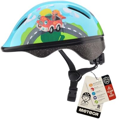 meteor Kinderfietshelm Helmet Rolschaatsen Skateboard BMX Kinderhelm Fietshelm Meisjes en Jongens Verstelbare Fietshelm meteor Kinderfietshelm Helmet Rolschaatsen Skateboard BMX Kinderhelm Fietshelm Meisjes en Jongens Verstelbare Fietshelm