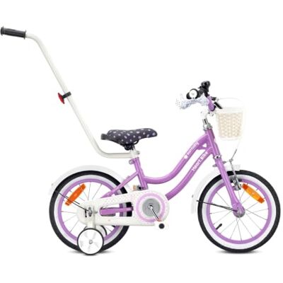 Sun Hart Bike Fiets voor een meisje 12 14 16 Inches, Kinderfiets 2-6 jaar, met duwstang, mand, bel barre de poussée, panier, sonnette, vélo enfant, aide à l'apprentissage, développe équilibre et coordination Sun Hart Bike Fiets voor een meisje 12 14 16 Inches, Kinderfiets 2-6 jaar, met duwstang, mand, bel barre de poussée, panier, sonnette, vélo enfant, aide à l'apprentissage, développe équilibre et coordination