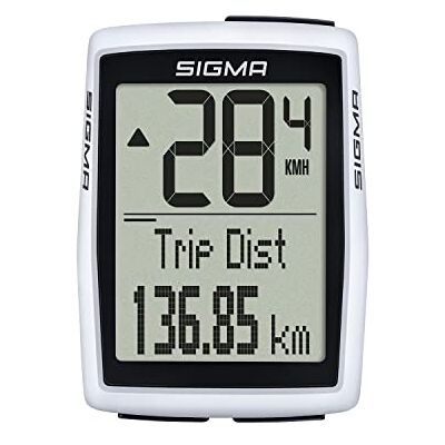 Sigma SPORT Bc 12.0 Wr Fietsmeter, wit, één maat Fietscomputer voor alle fietsavonturen Eenvoudige bediening met grote knoppen en helder display Sigma SPORT Bc 12.0 Wr Fietsmeter, wit, één maat Fietscomputer voor alle fietsavonturen Eenvoudige bediening met grote knoppen en helder display