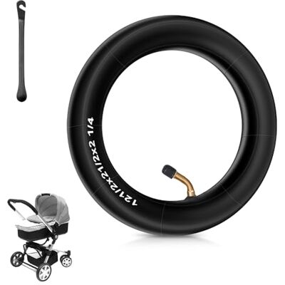 mizikuu 1 x dubbele binnenband voor kinderwagen, 30,5 cm, fietsband met 45° hoekventiel, met binnenbanden voor fiets en scooter mizikuu 1 x dubbele binnenband voor kinderwagen, 30,5 cm, fietsband met 45° hoekventiel, met binnenbanden voor fiets en scooter