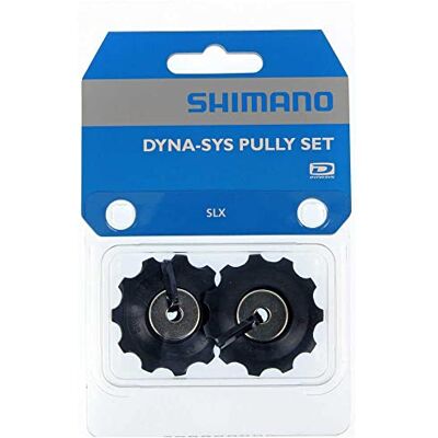 Shimano Uniseks, 2095221700, achterderailleurwielset, zwart, één maat EU Shimano Uniseks, 2095221700, achterderailleurwielset, zwart, één maat EU