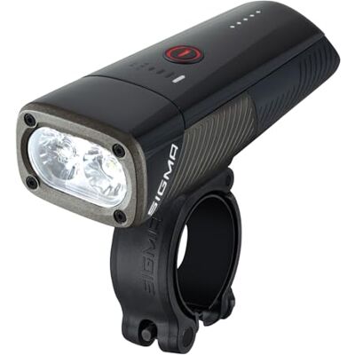 Sigma Buster 1600 1600 lumen koplamp Oplaadbare koplamp met 6 verlichtingsmodi Uitstekend helder beeld door innovatieve dubbele Osram LED-lens Kleur: zwart Sigma Buster 1600 1600 lumen koplamp Oplaadbare koplamp met 6 verlichtingsmodi Uitstekend helder beeld door innovatieve dubbele Osram LED-lens Kleur: zwart