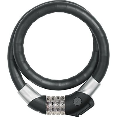 ABUS Steel-O-Flex Raydo Pro 1460/85 KF kabelslot met KF-houder voor fietszadelklembout 20 mm veiligheidsniveau 6 zwart ABUS Steel-O-Flex Raydo Pro 1460/85 KF kabelslot met KF-houder voor fietszadelklembout 20 mm veiligheidsniveau 6 zwart
