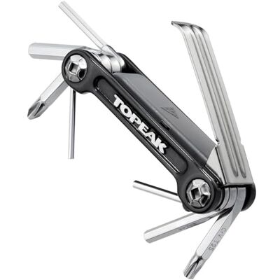 Topeak TT2551B Uniseks Mini 9 Pro miniwegsel, zwart, 9 functies Topeak TT2551B Uniseks Mini 9 Pro miniwegsel, zwart, 9 functies