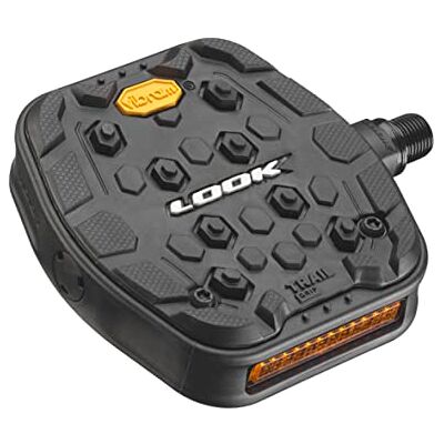 LOOK Cycle Trail Grip fietspedaal – plat pedaal met Activ Grip – maximale grip voor alle terreinen – innovatieve rubberen grip – MTB-pedaal met zeer hoge prestaties LOOK Cycle Trail Grip fietspedaal – plat pedaal met Activ Grip – maximale grip voor alle terreinen – innovatieve rubberen grip – MTB-pedaal met zeer hoge prestaties