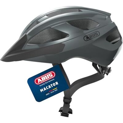 ABUS Macator Racefietshelm, sportieve fietshelm voor beginners, ook geschikt voor vlechtdragers, voor dames en heren ABUS Macator Racefietshelm, sportieve fietshelm voor beginners, ook geschikt voor vlechtdragers, voor dames en heren