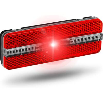 Büchel Sunset Strip 50660 achterlicht voor bagagedrager, led, zwart Büchel Sunset Strip 50660 achterlicht voor bagagedrager, led, zwart