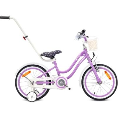 Sun Hart Bike Fiets voor een meisje 12 14 16 Inches, Kinderfiets 2-6 jaar, met duwstang, mand, bel barre de poussée, panier, sonnette, vélo enfant, aide à l'apprentissage, développe équilibre et coordination Sun Hart Bike Fiets voor een meisje 12 14 16 Inches, Kinderfiets 2-6 jaar, met duwstang, mand, bel barre de poussée, panier, sonnette, vélo enfant, aide à l'apprentissage, développe équilibre et coordination