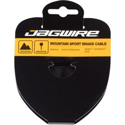 Jagwire Remkabel VTT-Sport INOX-1,5 x 2000 mm-SRAM/Shimano 94SS2000, uniseks, volwassenen, grijs, TU Jagwire Remkabel VTT-Sport INOX-1,5 x 2000 mm-SRAM/Shimano 94SS2000, uniseks, volwassenen, grijs, TU
