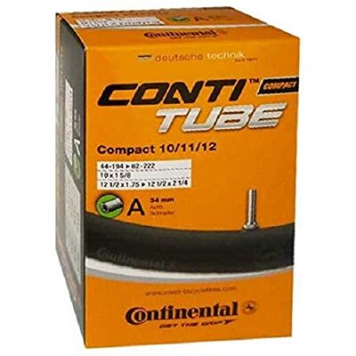 Continental Compacte slang 10/11/12" autoventiel 34mm Continental Compacte slang 10/11/12" autoventiel 34mm