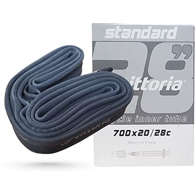 Vittoria Standaard binnenband, uniseks, zwart, 700 x 20/28 Vittoria Standaard binnenband, uniseks, zwart, 700 x 20/28