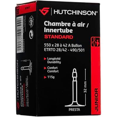Hutchinson Binnenband voor volwassenen, uniseks, zwart, 550 x 28 tot 42 A, bal Hutchinson Binnenband voor volwassenen, uniseks, zwart, 550 x 28 tot 42 A, bal