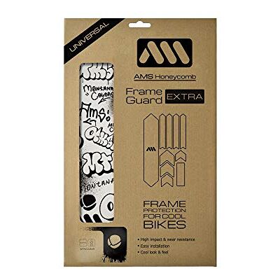 All Mountain Style AMS Slagvaste framebescherming Extra – Beschermt je fiets tegen krassen en deuken, Montana Kleuren Transparant All Mountain Style AMS Slagvaste framebescherming Extra – Beschermt je fiets tegen krassen en deuken, Montana Kleuren Transparant