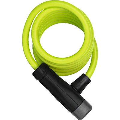 ABUS Star 4508K/150 Spiraalkabelslot, fietsslot met spiraalkabel, 8 mm dik, veiligheidsniveau 2, groen ABUS Star 4508K/150 Spiraalkabelslot, fietsslot met spiraalkabel, 8 mm dik, veiligheidsniveau 2, groen