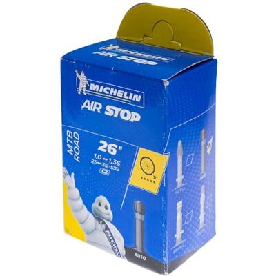 Michelin Airstop 1.25 Butyl AV-buis, zwart, 34 mm Michelin Airstop 1.25 Butyl AV-buis, zwart, 34 mm