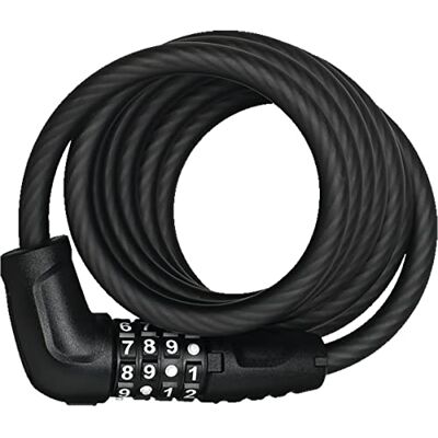 ABUS Numero 5510C/180 SCMU Kabelslot, fietsslot met SCMU-houder, voor goedkope tweewielers en kinderfietsen, 10 mm, veiligheidsniveau 3, zwart ABUS Numero 5510C/180 SCMU Kabelslot, fietsslot met SCMU-houder, voor goedkope tweewielers en kinderfietsen, 10 mm, veiligheidsniveau 3, zwart