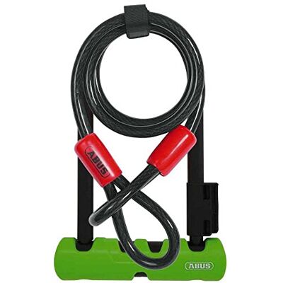 ABUS 410 SH34 + 10/120 diefstalbeveiliging, uniseks, groen, 18 cm ABUS 410 SH34 + 10/120 diefstalbeveiliging, uniseks, groen, 18 cm